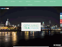 Tablet Screenshot of citylivinglondon.co.uk